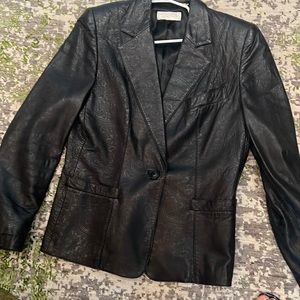 ESCADA Leather Embossed Jacket
